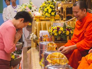 สุขสะหรี,ปี๋ใหม่เมืองและทำบุญคณะศิลปศาสตร์,มหาวิทยาลัยพะเยา,๒๕๖๑
