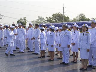 คณะทันตแพทยศาสตร์ร่วมงานพิธีวางพวงมาลาถวายราชสักการะพระบรมราชานุสาวรีย์สมเด็จพระนเรศวรมหาราช,