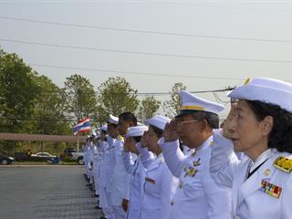 คณะทันตแพทยศาสตร์ร่วมงานพิธีวางพวงมาลาถวายราชสักการะพระบรมราชานุสาวรีย์สมเด็จพระนเรศวรมหาราช,