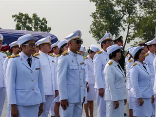 มหาวิทยาลัยพะเยา,นำโดย,ศาสตราจารย์พิเศษ,ดร.มณฑล,สงวนเสริมศรี,อธิการบดีมหาวิทยาลัยพะเยา,พร้อมด้วยคณะผู้บริหาร,คณาจารย์,เจ้าหน้าที่,,เข้าร่วมพิธีวางพวงมาลาถวายราชสักการะ,วันคล้ายวันสวรรคตสมเด็จพระนเรศวรมหาราช,ประจำปี,2561,