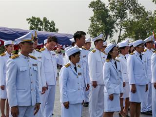 มหาวิทยาลัยพะเยา,นำโดย,ศาสตราจารย์พิเศษ,ดร.มณฑล,สงวนเสริมศรี,อธิการบดีมหาวิทยาลัยพะเยา,พร้อมด้วยคณะผู้บริหาร,คณาจารย์,เจ้าหน้าที่,,เข้าร่วมพิธีวางพวงมาลาถวายราชสักการะ,วันคล้ายวันสวรรคตสมเด็จพระนเรศวรมหาราช,ประจำปี,2561,