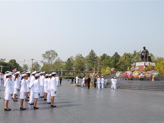 มหาวิทยาลัยพะเยา,นำโดย,ศาสตราจารย์พิเศษ,ดร.มณฑล,สงวนเสริมศรี,อธิการบดีมหาวิทยาลัยพะเยา,พร้อมด้วยคณะผู้บริหาร,คณาจารย์,เจ้าหน้าที่,,เข้าร่วมพิธีวางพวงมาลาถวายราชสักการะ,วันคล้ายวันสวรรคตสมเด็จพระนเรศวรมหาราช,ประจำปี,2561,