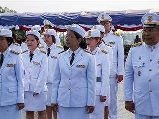 มหาวิทยาลัยพะเยา,นำโดย,ศาสตราจารย์พิเศษ,ดร.มณฑล,สงวนเสริมศรี,อธิการบดีมหาวิทยาลัยพะเยา,พร้อมด้วยคณะผู้บริหาร,คณาจารย์,เจ้าหน้าที่,,เข้าร่วมพิธีวางพวงมาลาถวายราชสักการะ,วันคล้ายวันสวรรคตสมเด็จพระนเรศวรมหาราช,ประจำปี,2561,