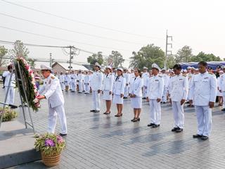 มหาวิทยาลัยพะเยา,นำโดย,ศาสตราจารย์พิเศษ,ดร.มณฑล,สงวนเสริมศรี,อธิการบดีมหาวิทยาลัยพะเยา,พร้อมด้วยคณะผู้บริหาร,คณาจารย์,เจ้าหน้าที่,,เข้าร่วมพิธีวางพวงมาลาถวายราชสักการะ,วันคล้ายวันสวรรคตสมเด็จพระนเรศวรมหาราช,ประจำปี,2561,