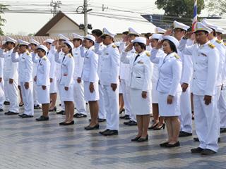 มหาวิทยาลัยพะเยา,นำโดย,ศาสตราจารย์พิเศษ,ดร.มณฑล,สงวนเสริมศรี,อธิการบดีมหาวิทยาลัยพะเยา,พร้อมด้วยคณะผู้บริหาร,คณาจารย์,เจ้าหน้าที่,,เข้าร่วมพิธีวางพวงมาลาถวายราชสักการะ,วันคล้ายวันสวรรคตสมเด็จพระนเรศวรมหาราช,ประจำปี,2561,