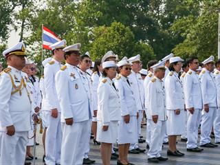 มหาวิทยาลัยพะเยา,นำโดย,ศาสตราจารย์พิเศษ,ดร.มณฑล,สงวนเสริมศรี,อธิการบดีมหาวิทยาลัยพะเยา,พร้อมด้วยคณะผู้บริหาร,คณาจารย์,เจ้าหน้าที่,,เข้าร่วมพิธีวางพวงมาลาถวายราชสักการะ,วันคล้ายวันสวรรคตสมเด็จพระนเรศวรมหาราช,ประจำปี,2561,