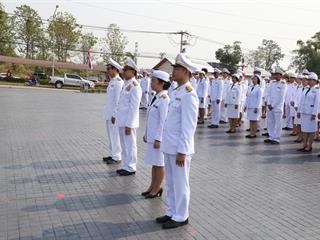มหาวิทยาลัยพะเยา,นำโดย,ศาสตราจารย์พิเศษ,ดร.มณฑล,สงวนเสริมศรี,อธิการบดีมหาวิทยาลัยพะเยา,พร้อมด้วยคณะผู้บริหาร,คณาจารย์,เจ้าหน้าที่,,เข้าร่วมพิธีวางพวงมาลาถวายราชสักการะ,วันคล้ายวันสวรรคตสมเด็จพระนเรศวรมหาราช,ประจำปี,2561,