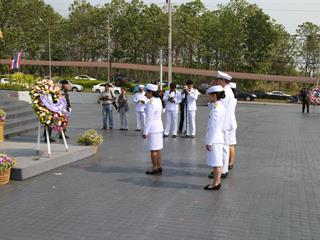 มหาวิทยาลัยพะเยา,นำโดย,ศาสตราจารย์พิเศษ,ดร.มณฑล,สงวนเสริมศรี,อธิการบดีมหาวิทยาลัยพะเยา,พร้อมด้วยคณะผู้บริหาร,คณาจารย์,เจ้าหน้าที่,,เข้าร่วมพิธีวางพวงมาลาถวายราชสักการะ,วันคล้ายวันสวรรคตสมเด็จพระนเรศวรมหาราช,ประจำปี,2561,