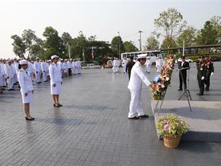 มหาวิทยาลัยพะเยา,นำโดย,ศาสตราจารย์พิเศษ,ดร.มณฑล,สงวนเสริมศรี,อธิการบดีมหาวิทยาลัยพะเยา,พร้อมด้วยคณะผู้บริหาร,คณาจารย์,เจ้าหน้าที่,,เข้าร่วมพิธีวางพวงมาลาถวายราชสักการะ,วันคล้ายวันสวรรคตสมเด็จพระนเรศวรมหาราช,ประจำปี,2561,