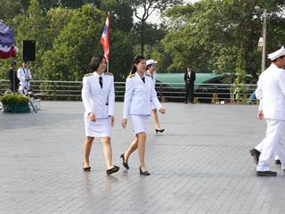 มหาวิทยาลัยพะเยา,นำโดย,ศาสตราจารย์พิเศษ,ดร.มณฑล,สงวนเสริมศรี,อธิการบดีมหาวิทยาลัยพะเยา,พร้อมด้วยคณะผู้บริหาร,คณาจารย์,เจ้าหน้าที่,,เข้าร่วมพิธีวางพวงมาลาถวายราชสักการะ,วันคล้ายวันสวรรคตสมเด็จพระนเรศวรมหาราช,ประจำปี,2561,