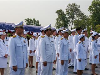 มหาวิทยาลัยพะเยา,นำโดย,ศาสตราจารย์พิเศษ,ดร.มณฑล,สงวนเสริมศรี,อธิการบดีมหาวิทยาลัยพะเยา,พร้อมด้วยคณะผู้บริหาร,คณาจารย์,เจ้าหน้าที่,,เข้าร่วมพิธีวางพวงมาลาถวายราชสักการะ,วันคล้ายวันสวรรคตสมเด็จพระนเรศวรมหาราช,ประจำปี,2561,