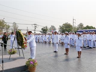 มหาวิทยาลัยพะเยา,นำโดย,ศาสตราจารย์พิเศษ,ดร.มณฑล,สงวนเสริมศรี,อธิการบดีมหาวิทยาลัยพะเยา,พร้อมด้วยคณะผู้บริหาร,คณาจารย์,เจ้าหน้าที่,,เข้าร่วมพิธีวางพวงมาลาถวายราชสักการะ,วันคล้ายวันสวรรคตสมเด็จพระนเรศวรมหาราช,ประจำปี,2561,