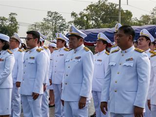 มหาวิทยาลัยพะเยา,นำโดย,ศาสตราจารย์พิเศษ,ดร.มณฑล,สงวนเสริมศรี,อธิการบดีมหาวิทยาลัยพะเยา,พร้อมด้วยคณะผู้บริหาร,คณาจารย์,เจ้าหน้าที่,,เข้าร่วมพิธีวางพวงมาลาถวายราชสักการะ,วันคล้ายวันสวรรคตสมเด็จพระนเรศวรมหาราช,ประจำปี,2561,