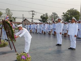 มหาวิทยาลัยพะเยา,นำโดย,ศาสตราจารย์พิเศษ,ดร.มณฑล,สงวนเสริมศรี,อธิการบดีมหาวิทยาลัยพะเยา,พร้อมด้วยคณะผู้บริหาร,คณาจารย์,เจ้าหน้าที่,,เข้าร่วมพิธีวางพวงมาลาถวายราชสักการะ,วันคล้ายวันสวรรคตสมเด็จพระนเรศวรมหาราช,ประจำปี,2561,
