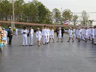 มหาวิทยาลัยพะเยา,นำโดย,ศาสตราจารย์พิเศษ,ดร.มณฑล,สงวนเสริมศรี,อธิการบดีมหาวิทยาลัยพะเยา,พร้อมด้วยคณะผู้บริหาร,คณาจารย์,เจ้าหน้าที่,,เข้าร่วมพิธีวางพวงมาลาถวายราชสักการะ,วันคล้ายวันสวรรคตสมเด็จพระนเรศวรมหาราช,ประจำปี,2561,