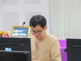 ผู้บริหาร,พบ,สาขาวิชา(สาขาวิชาภาษาจีน),ในการประชุมบุคลากรคณะศิลปศาสตร์,มหาวิทยาลัยพะเยา,,ครั้งที่,1/2561