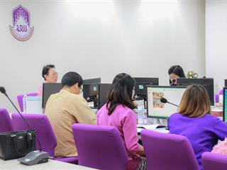 ผู้บริหาร,พบ,สาขาวิชา(สาขาวิชาภาษาจีน),ในการประชุมบุคลากรคณะศิลปศาสตร์,มหาวิทยาลัยพะเยา,,ครั้งที่,1/2561