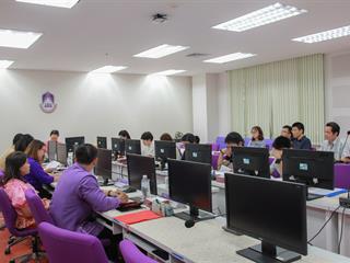 ผู้บริหาร,พบ,สาขาวิชา(สาขาวิชาภาษาจีน),ในการประชุมบุคลากรคณะศิลปศาสตร์,มหาวิทยาลัยพะเยา,,ครั้งที่,1/2561
