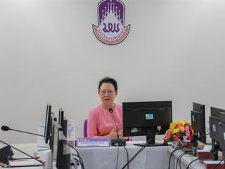 ผู้บริหาร,พบ,สาขาวิชา(สาขาวิชาภาษาจีน),ในการประชุมบุคลากรคณะศิลปศาสตร์,มหาวิทยาลัยพะเยา,,ครั้งที่,1/2561