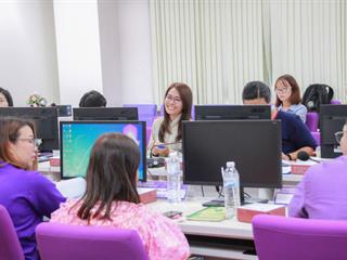 ผู้บริหาร,พบ,สาขาวิชา(สาขาวิชาภาษาจีน),ในการประชุมบุคลากรคณะศิลปศาสตร์,มหาวิทยาลัยพะเยา,,ครั้งที่,1/2561