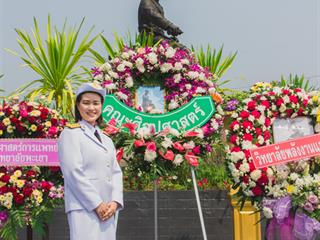 คณะศิลปศาสตร์,มหาวิทยาลัยพะเยา,ร่วมพิธีวันคล้ายวันสวรรคตสมเด็จพระนเรศวรมหาราช,ประจำปี,2561