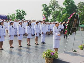 คณะศิลปศาสตร์,มหาวิทยาลัยพะเยา,ร่วมพิธีวันคล้ายวันสวรรคตสมเด็จพระนเรศวรมหาราช,ประจำปี,2561