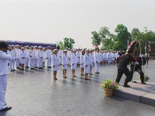 คณะศิลปศาสตร์,มหาวิทยาลัยพะเยา,ร่วมพิธีวันคล้ายวันสวรรคตสมเด็จพระนเรศวรมหาราช,ประจำปี,2561