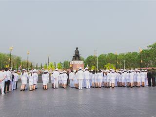 คณะศิลปศาสตร์,มหาวิทยาลัยพะเยา,ร่วมพิธีวันคล้ายวันสวรรคตสมเด็จพระนเรศวรมหาราช,ประจำปี,2561
