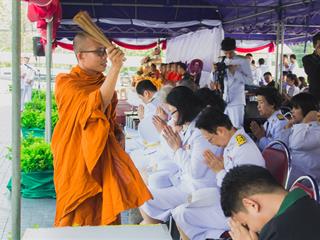 คณะศิลปศาสตร์,มหาวิทยาลัยพะเยา,ร่วมพิธีวันคล้ายวันสวรรคตสมเด็จพระนเรศวรมหาราช,ประจำปี,2561