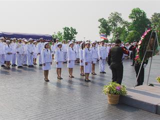 คณะศิลปศาสตร์,มหาวิทยาลัยพะเยา,ร่วมพิธีวันคล้ายวันสวรรคตสมเด็จพระนเรศวรมหาราช,ประจำปี,2561