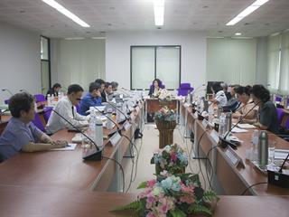 คณะทันตแพทยศาสตร์ต้อนรับคณะอนุกรรมการตรวจประเมินหลักสูตรทันตแพทยศาสตร์บัณฑิต,(หลักสูตรใหม่),พ.ศ.,2556