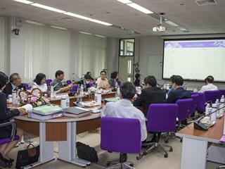 คณะทันตแพทยศาสตร์ต้อนรับคณะอนุกรรมการตรวจประเมินหลักสูตรทันตแพทยศาสตร์บัณฑิต,(หลักสูตรใหม่),พ.ศ.,2556