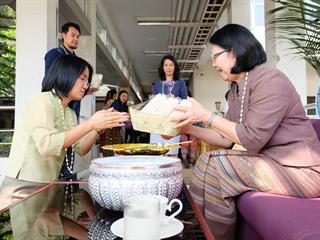 คณะวิทยาศาสตร์ได้จัดกิจกรรม,"สวัสดีปี๋ใหม่เมือง",ในโครงการรดน้ำดำหัวครั้งที่,5,,