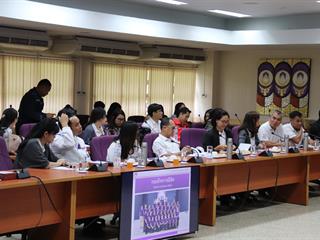 กองกิจการนิสิตต้อนรับคณะศึกษาดูงานจากมหาวิทยาลัยแม่ฟ้าหลวง