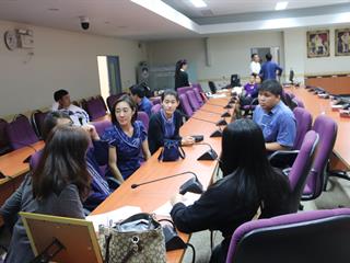 กองกิจการนิสิตต้อนรับคณะศึกษาดูงานจากมหาวิทยาลัยแม่ฟ้าหลวง