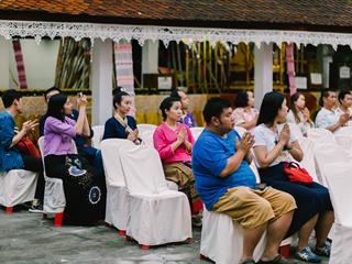 คณะศิลปศาสตร์,คณะรัฐศาสตร์และสังคมศาสตร์และวิทยาลัยการศึกษา,มหาวิทยาลัยพะเยา,ร่วมกับ,5,หน่วยงาน,และกว่า,14,ชุมชน,จัดประเพณีสืบสานวัฒนธรรมอันดีงามของจังหวัดพะเยา,“ประเพณีแห่ผ้าห่มพระธาตุจอมทอง”