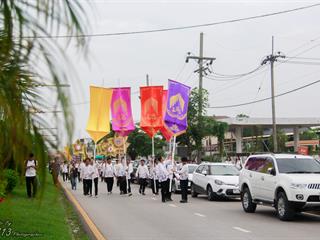 คณะศิลปศาสตร์,คณะรัฐศาสตร์และสังคมศาสตร์และวิทยาลัยการศึกษา,มหาวิทยาลัยพะเยา,ร่วมกับ,5,หน่วยงาน,และกว่า,14,ชุมชน,จัดประเพณีสืบสานวัฒนธรรมอันดีงามของจังหวัดพะเยา,“ประเพณีแห่ผ้าห่มพระธาตุจอมทอง”