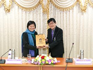 มหาวิทยาลัยพะเยา,ต้อนรับคณะผู้บริหาร,มหาวิทยาลัยนเรศวร