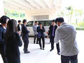 มหาวิทยาลัยพะเยา,ต้อนรับคณะผู้บริหาร,มหาวิทยาลัยนเรศวร