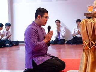พิธีปลดป้ายพร้อมประดับรุ่นนิสิตปี,1,“ปรเมศร์คเชนทรา”,คณะศิลปศาสตร์,มหาวิทยาลัยพะเยา