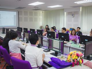 ผู้บริหารและบุคลากรคณะศิลปศาสตร์,มหาวิทยาลัยพะเยาได้ต้อนรับ,อาจารย์,จีรนันท์,ทองเจริญ,จากคณะสิ่งแวดล้อมและทรัพยากรศาสตร์,มหาวิทยาลัยมหิดล