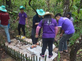 ศูนย์บรรณสารและสื่อการศึกษาร่วมโครงการ,1,คณะ,1,ฝายชะลอน้ำ,ตามรอยพ่อสืบสานพระราชปณิธานในหลวงรัชกาลที่,9