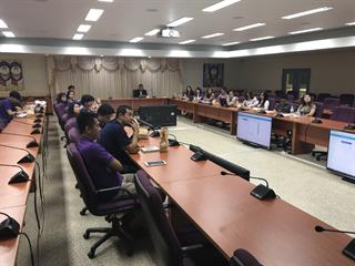 รศ.ดร.ชาลี,ทองเรือง,รองอธิการบดีฝ่ายบริหาร,นำทีมเจ้าหน้าที่กองกลาง,ประชุมสร้างความเข้าใจเพื่อพัฒนาประสิทธิภาพบุคลากรกองกลางให้เกิดประโยชน์สูงสุด,ต่อการให้บริการแก่นิสิต,และบุคลากรมหาวิทยาลัยพะเยา,