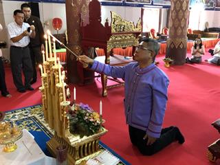 มหาวิทยาลัยพะเยา,ถวายธรรมมาสน์,วัดแม่ขะจาน