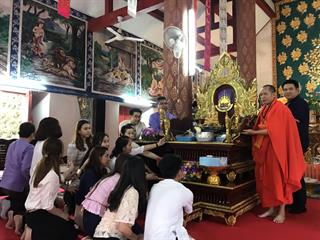 มหาวิทยาลัยพะเยา,ถวายธรรมมาสน์,วัดแม่ขะจาน
