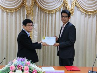 โครงการมอบเงินรางวัลและเกียรติบัตรนิสิตสหกิจศึกษา
