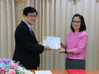 โครงการมอบเงินรางวัลและเกียรติบัตรนิสิตสหกิจศึกษา