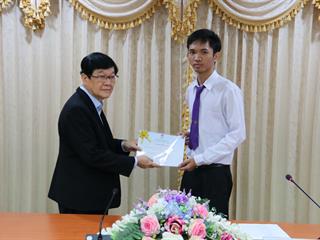 โครงการมอบเงินรางวัลและเกียรติบัตรนิสิตสหกิจศึกษา