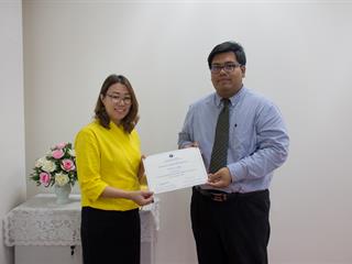 คณะศิลปศาสตร์,มหาวิทยาลัยพะเยา,เข้ารับการประเมินสำนักงานสีเขียว,(Green,Office)