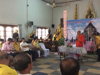 คณะพยาบาลศาสตร์ร่วมกับโรงเรียนผู้สูงอายุวัดแม่กาโทกหวาก,และโรงพยาบาลส่งเสริมสุขภาพตำบลแม่กา,จังหวัดพะเยา,จัด“โครงการ,,๑,คณะ,๑โมเดล,ข่วงผญ๋าภูมิปัญญาพื้นบ้านล้านนา,เพื่อส่งเสริมศักยภาพ,และคุณค่าผู้สูงวัย”